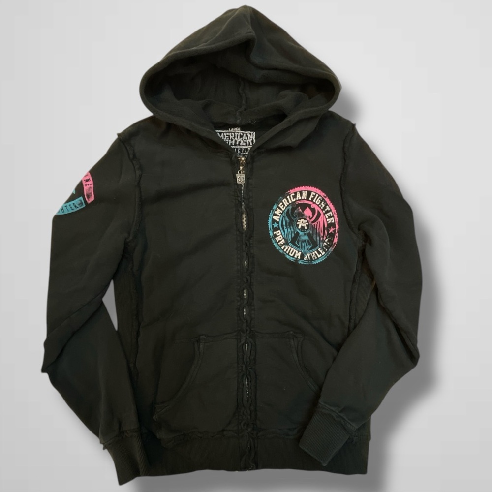 Affliction Y2K Zip Hoodie